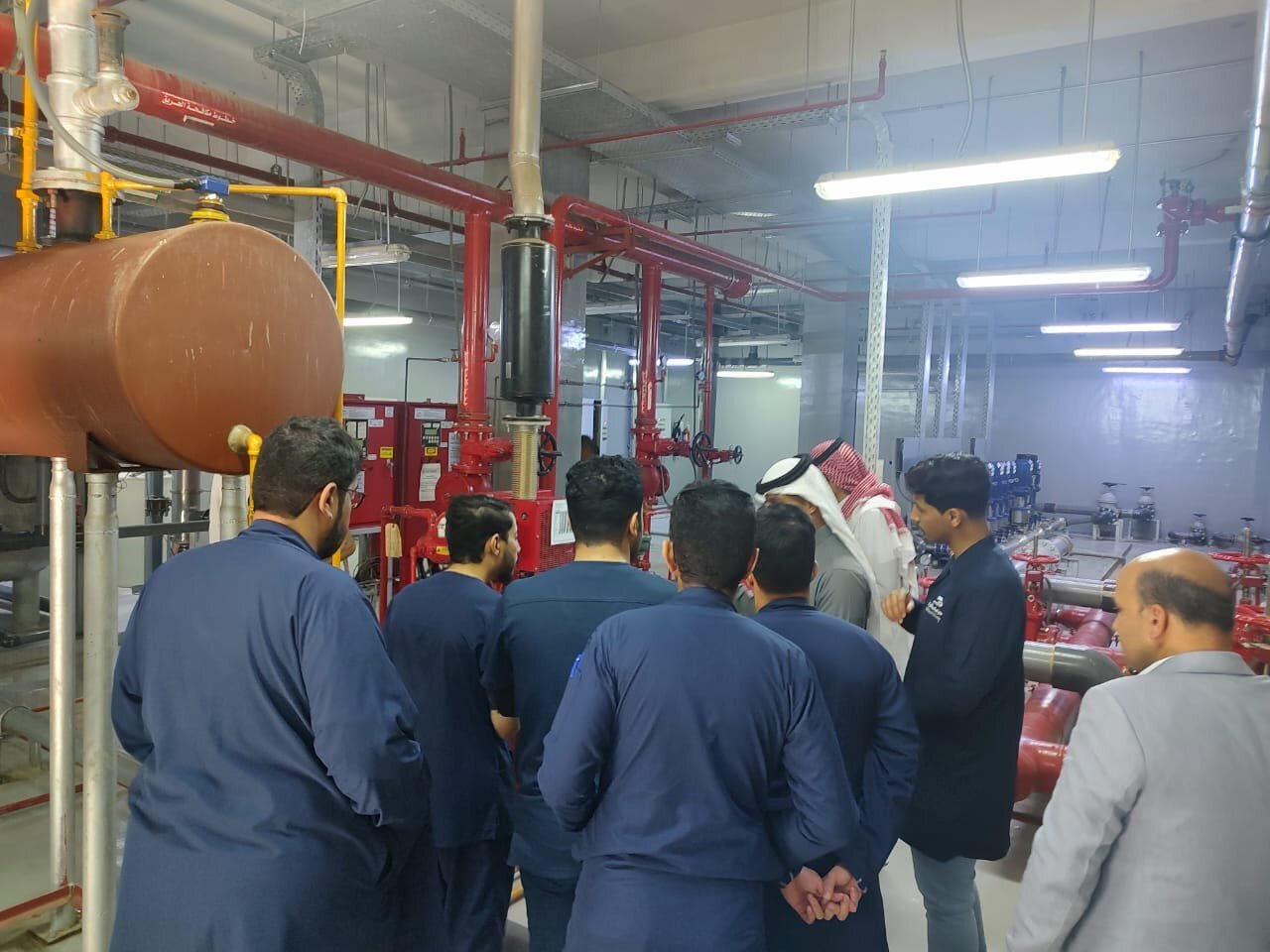 زيارة متدربي معهد المجد الجديد العالي للتدريب تخصص السلامه والصحة المهنية